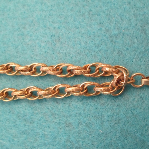 Designer 12kt.gold filled HEAVY 24" Chain>Vintage, For Men or Women - Picture 3 of 7
